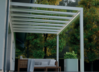 Flachdachcube Glas