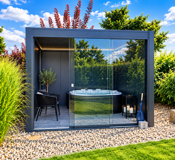 Pergola - Cube - Komplett